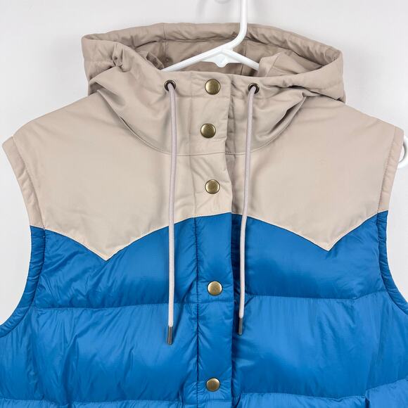 Patagonia Women's Bivy Hooded Vest Wavy Blue XL - Picture 4 of 14
